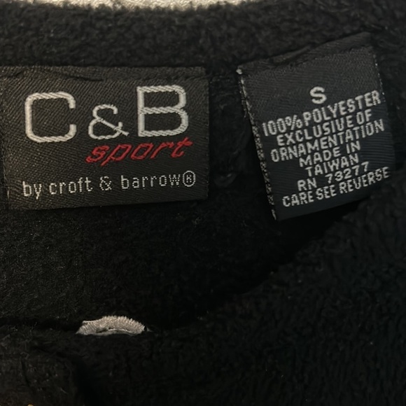 C & B Sport Women Snowman and Stars Button up Christmas Long Sleeve Jacket Small - Picture 2 of 10